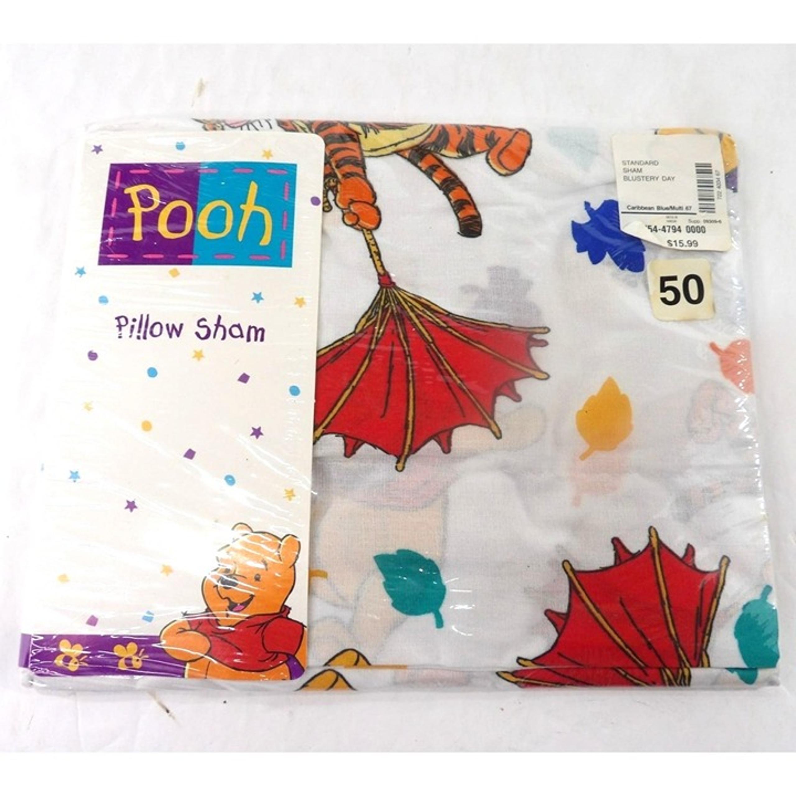 Winnie the Pooh Vintage Pillow Shams New Old Stock
