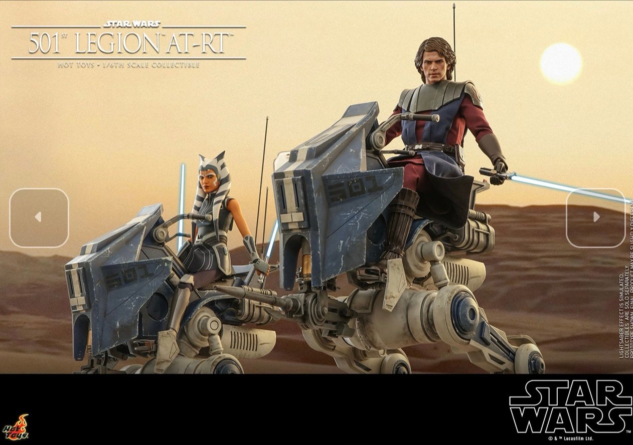 Hot Toys Star Wars: The Clone Wars TMS090 501ST LEGION AT-RT