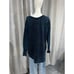 Free People Acid Wash V-Neck Sweatshirt Size Large
