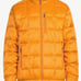 Free Assembly Men's Box Quilted Jacket Yellow Spice L