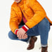 Free Assembly Men's Box Quilted Jacket Yellow Spice L