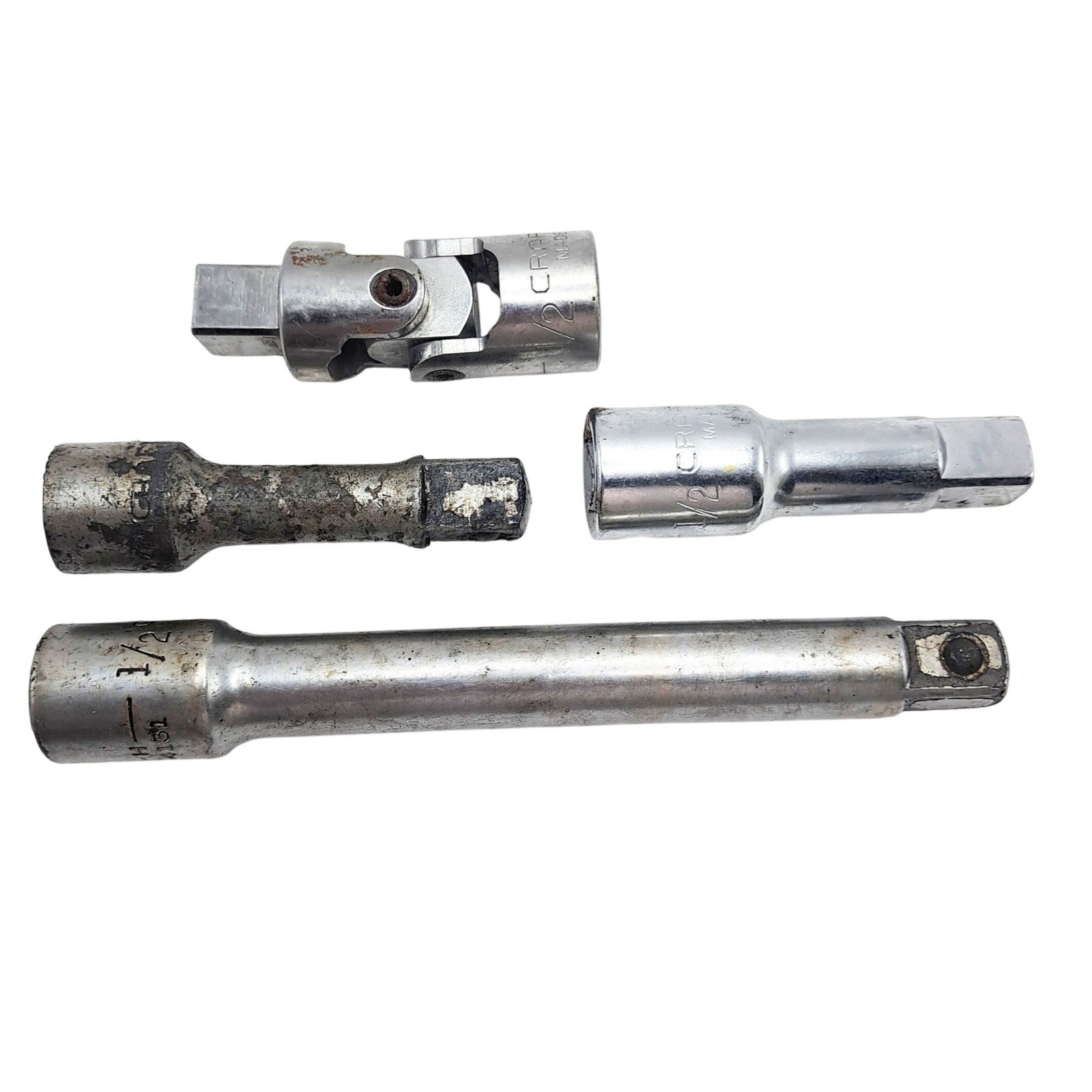 Craftsman Socket Extension Set 1/2 Drive Universal Joint Vintage Mechanic Tools