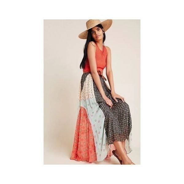 Verb Pallavi Singhee Margot Pleated Maxi Skirt