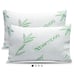 Elif Home Goods Set Of 2 King Rayon Bamboo Cooling Memory Foam Plush Support