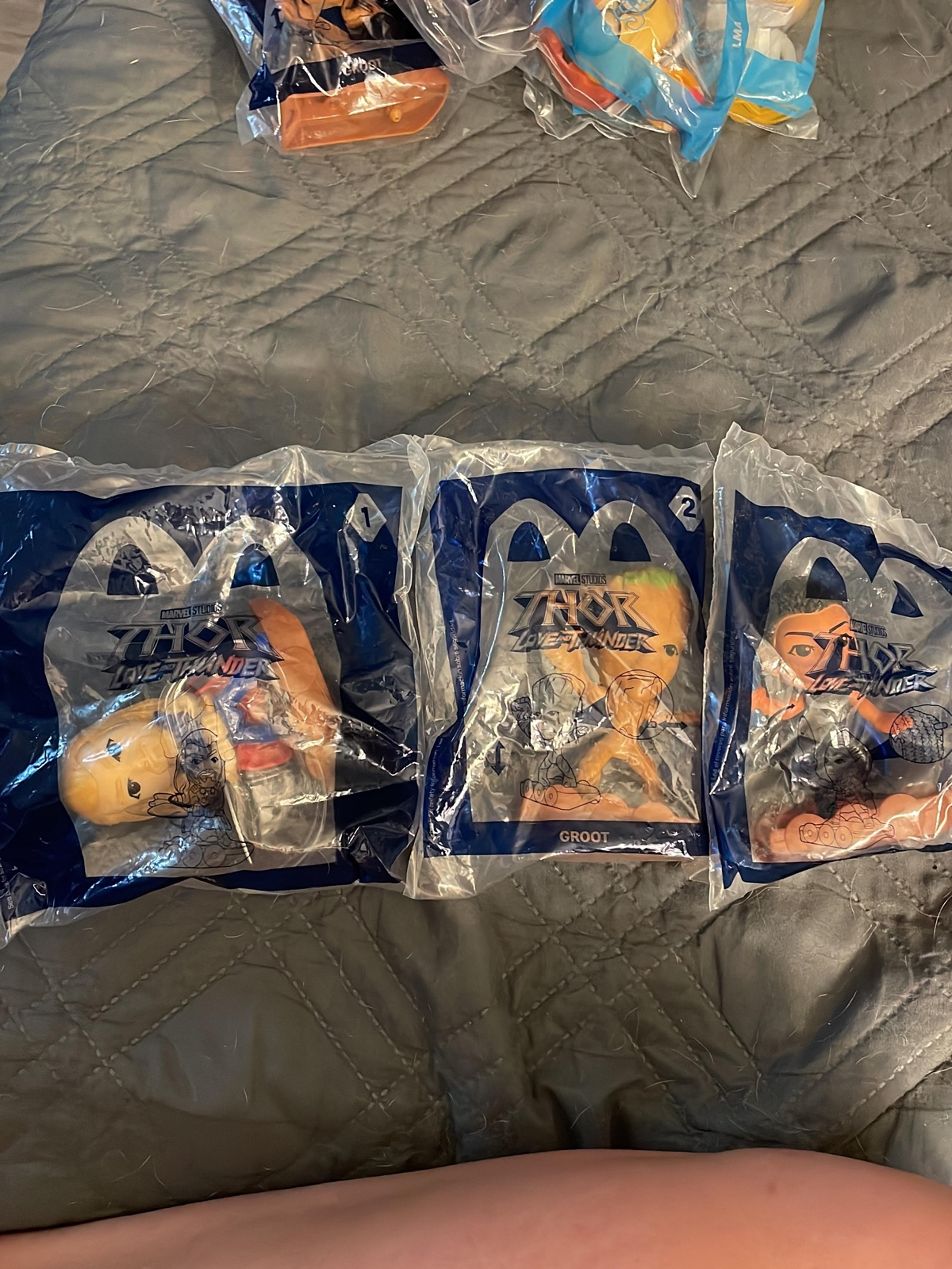 McDonalds Thor Love and Thunder Toys Figures