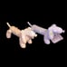 Large Ceramic Dachshund Balloon Dogs in Pink and Purple