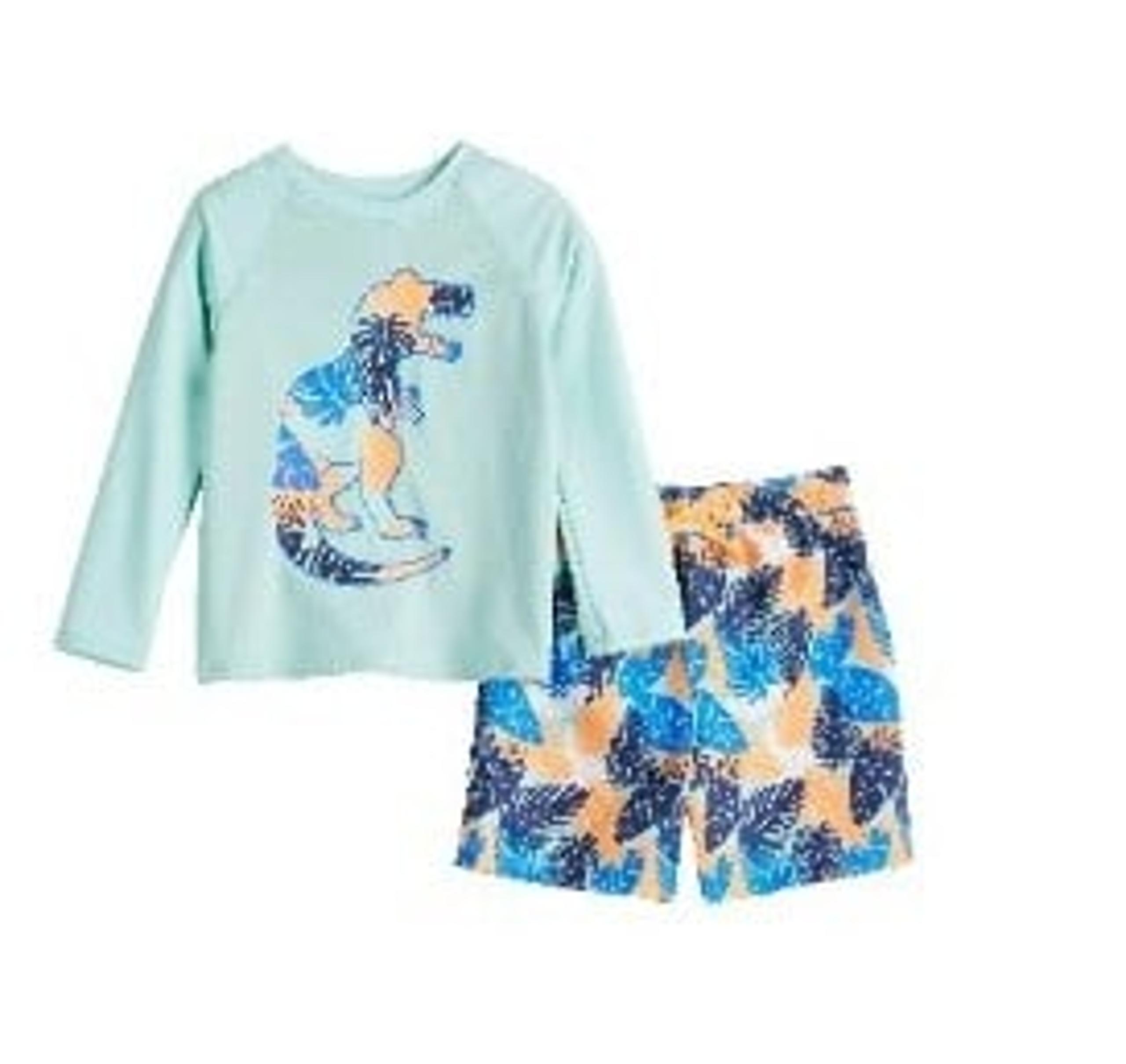 New Jumping Beans Boys 2 Piece Swimsuit (sz 3t)