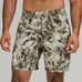 Lululemon Pace Breaker Linerless Short 7 MENS M Impulse Green Lightweight Multi