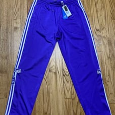 ADIDAS ORIGINALS ADIBREAK TEAR AWAY TRACK PANTS PURPLE Men’s Sz M New!