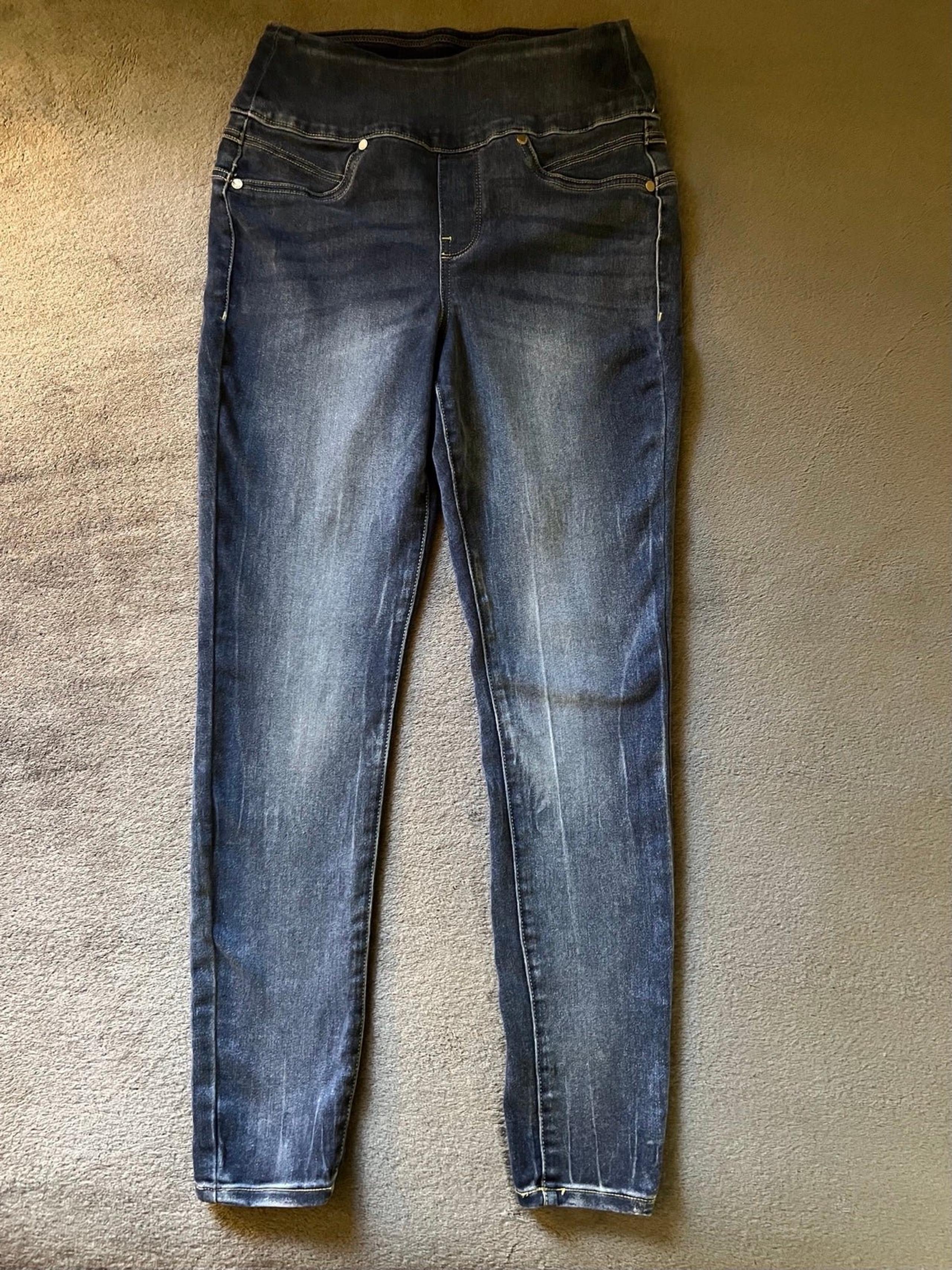 Seven7 Women's Tummy Toner, Legging Jeans, Elastic Waist - Size 6