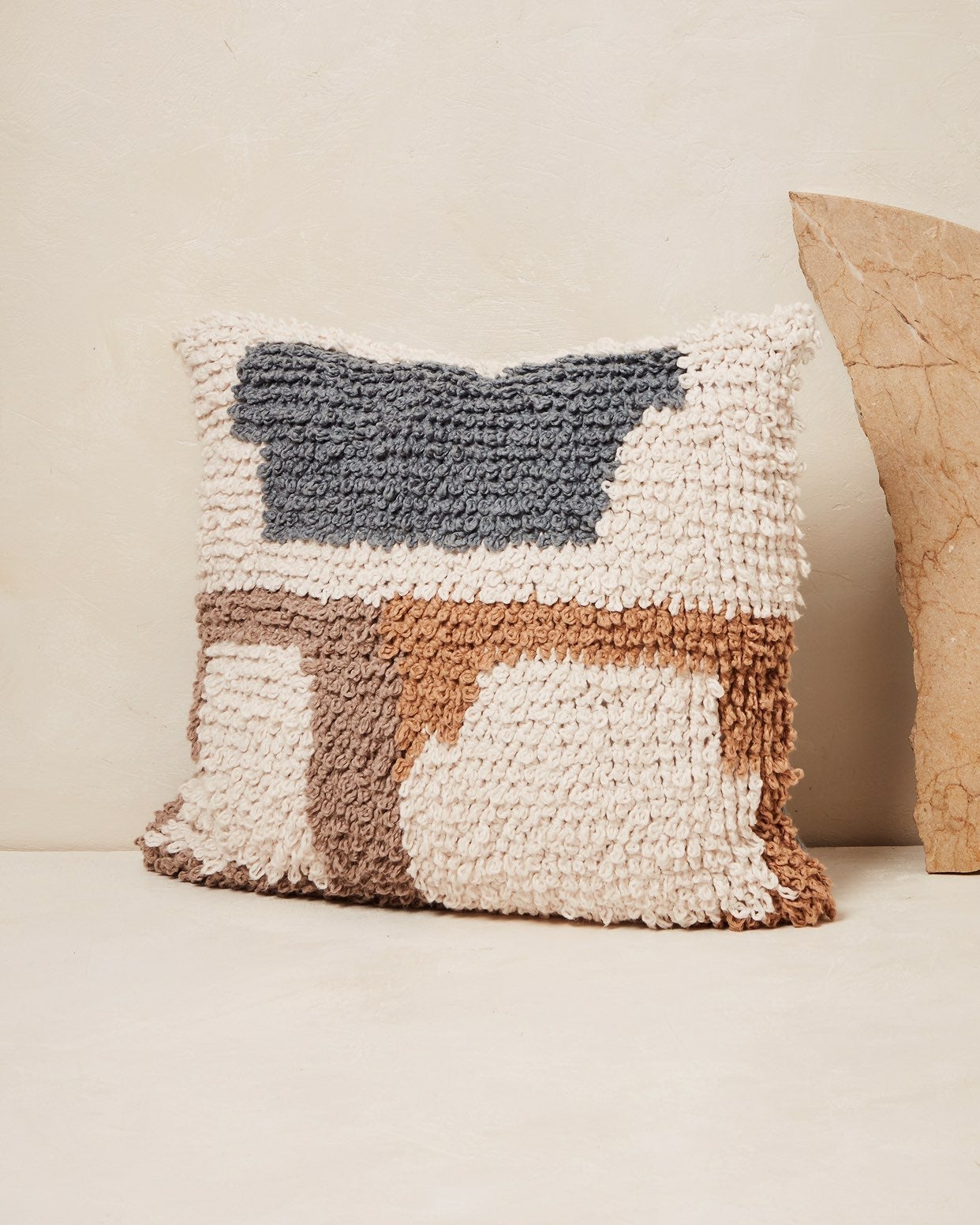 Minna Loops Handknit Knitted Pillow