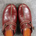 Cole Haan Shoes Womens 8 Mule Wedge Slip On Leather Fashion Comfort Buckle Brown