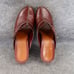 Cole Haan Shoes Womens 8 Mule Wedge Slip On Leather Fashion Comfort Buckle Brown