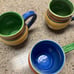 Pacific Rim Hand painted 3- Mugs