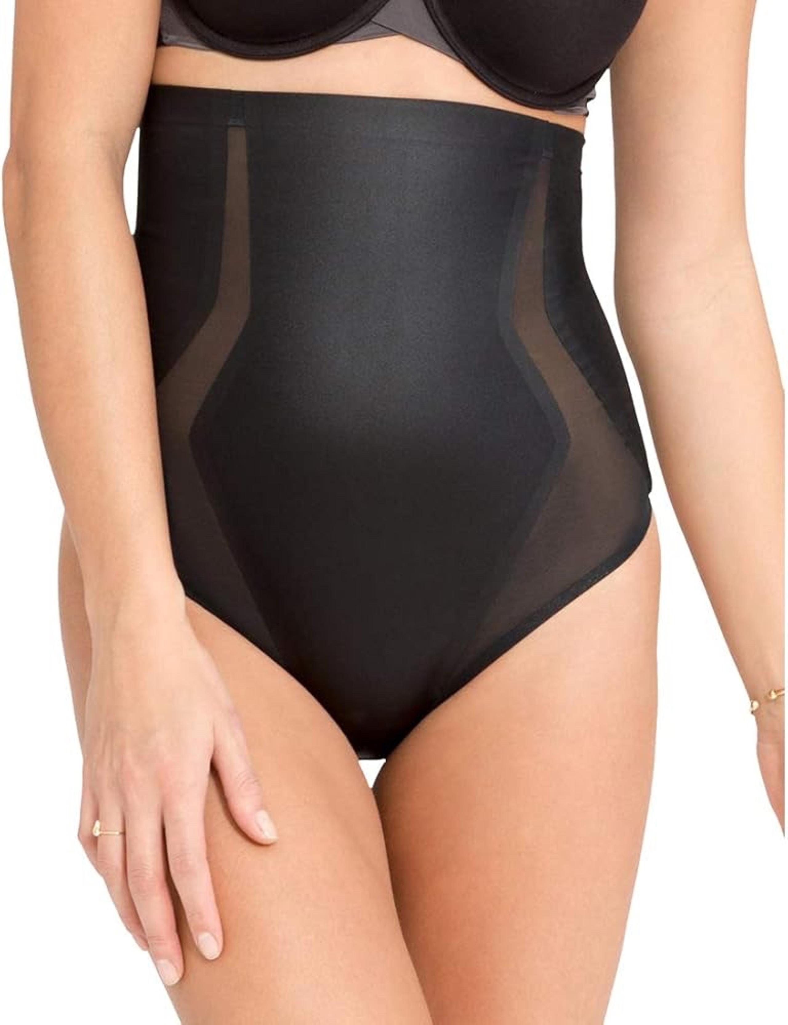 NWT Spanx Haute Contour High-Waist Thong Very Black Sz M/M
