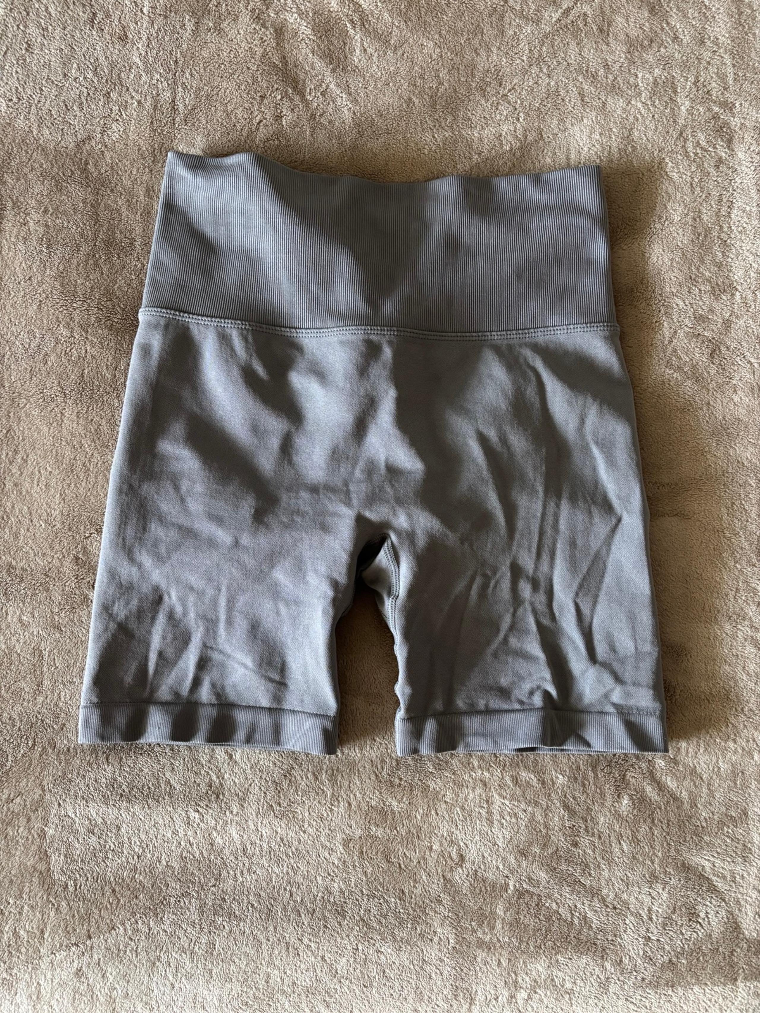 Shein Grey Gym Scrunch Shorts