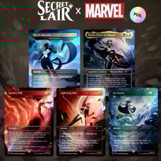 MTG Secret Lair Marvel Storm Foil Magic the Gathering Card Set Sold Out SEALED