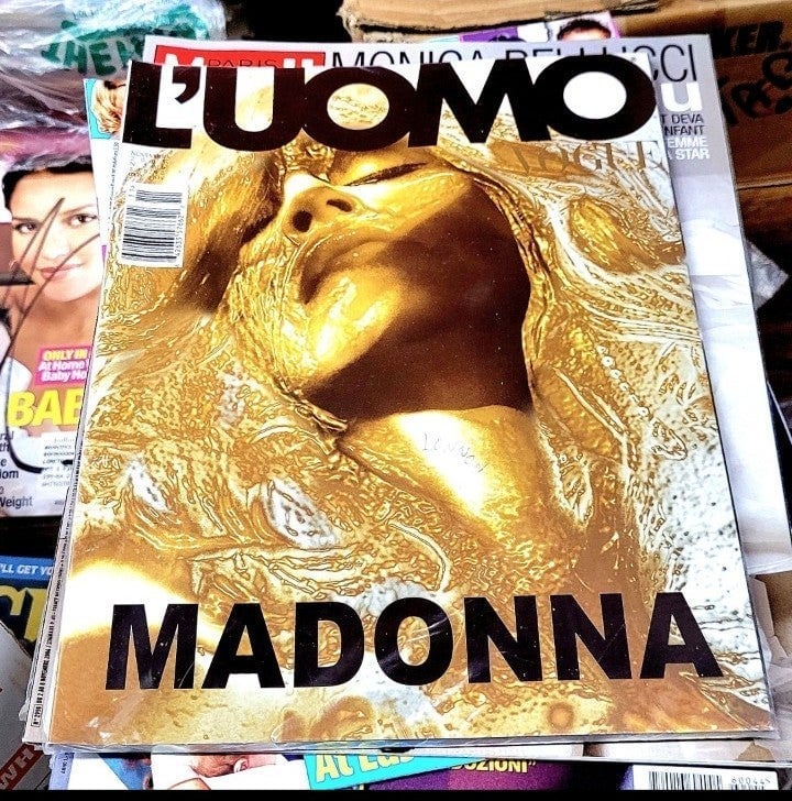 Madonna L'Uomo italian Vogue magazine November 2005 Brand New