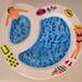 Vintage 1990s Alice Marcel - Plastic Swimming Pool Chip Dip Serving Bowl