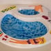 Vintage 1990s Alice Marcel - Plastic Swimming Pool Chip Dip Serving Bowl