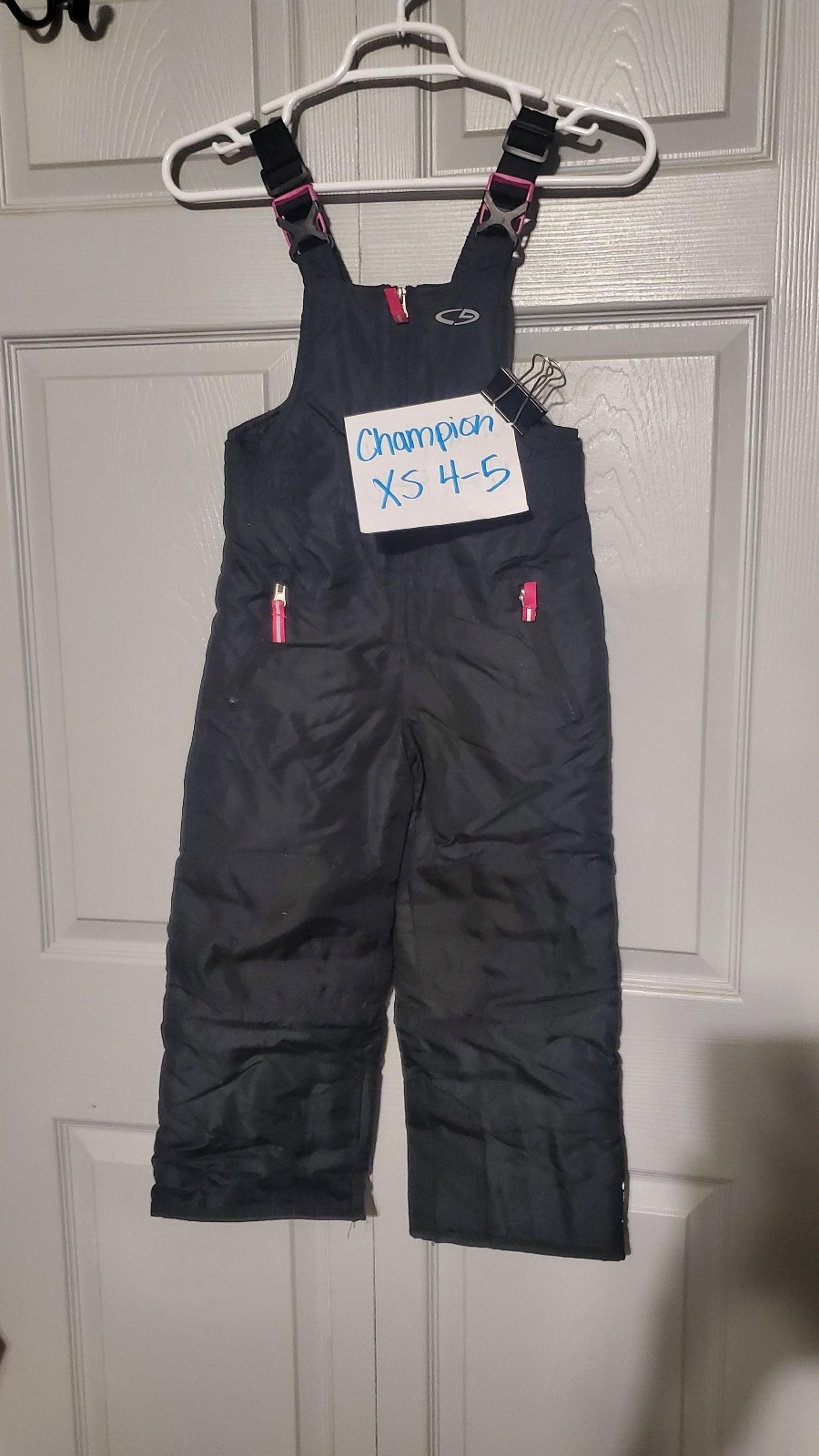 Champion kids snow bib xs 4-5