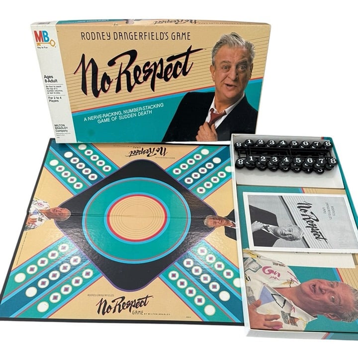 COMPLETE & UNPLAYED! Vintage No Respect Rodney Dangerfield's Game Milton Bradley