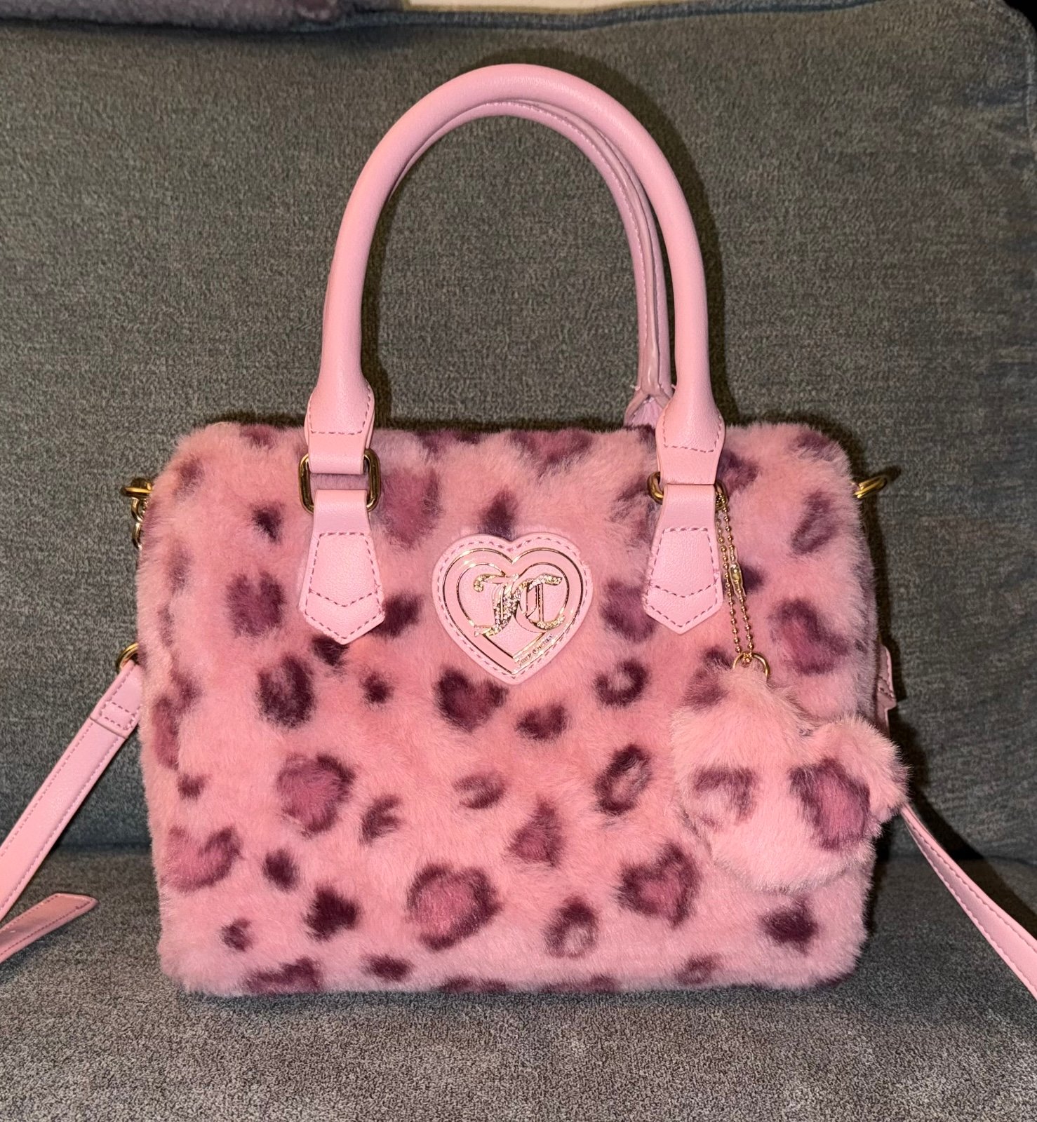 EUC Juicy Couture Let’s Get Cozy Satchel