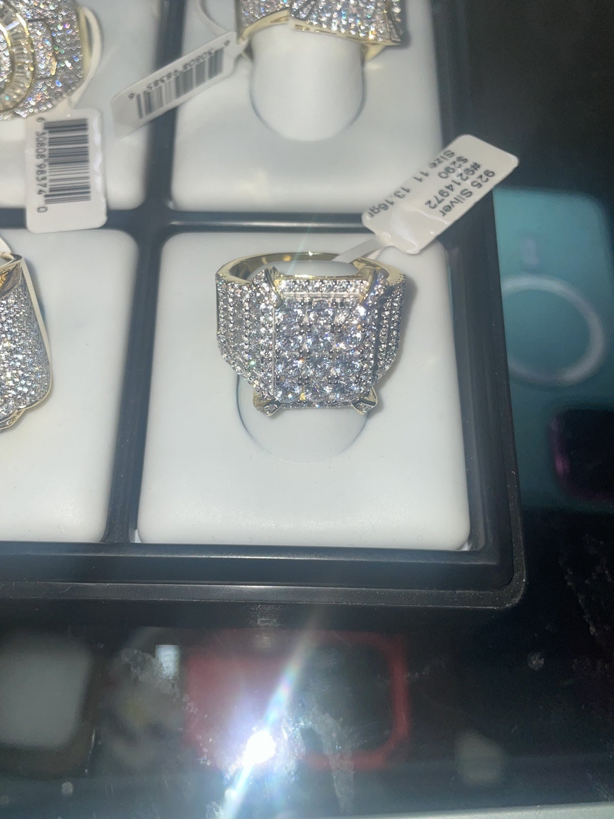 Diamond ring with gold