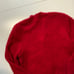 Vintage Fisherman Chunky Red Shaggy Cableknit Fish Button Heavy Cardigan Sweater