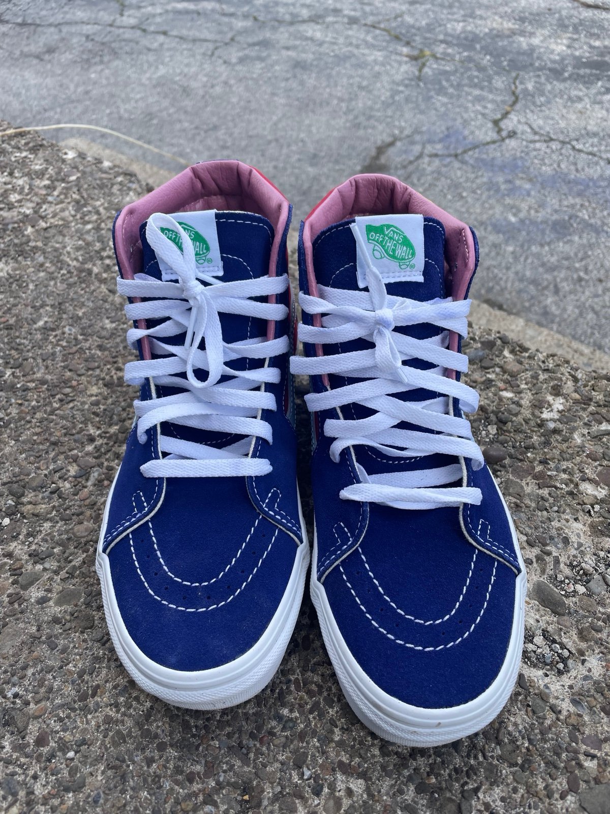 blue vans size 7