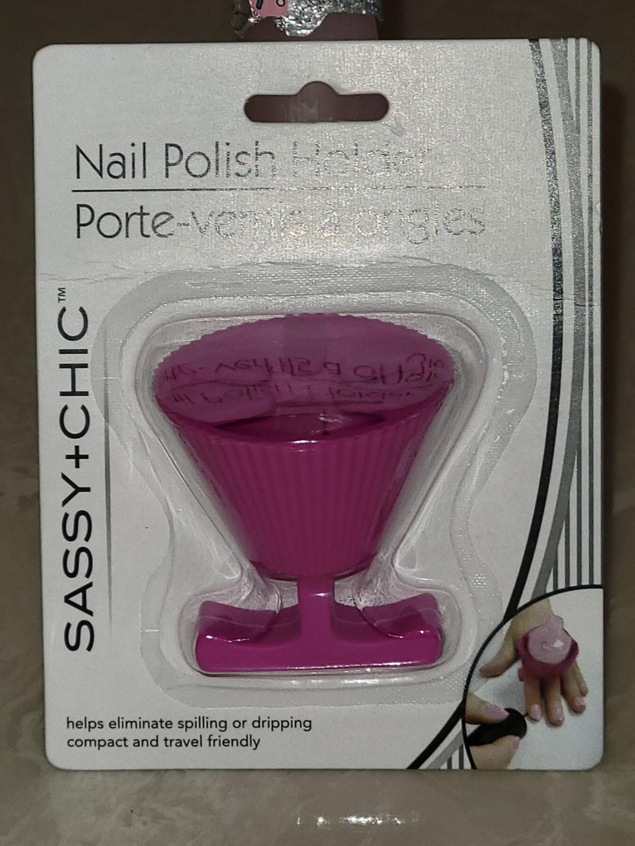Sassy + Chic Nail Polish Holder