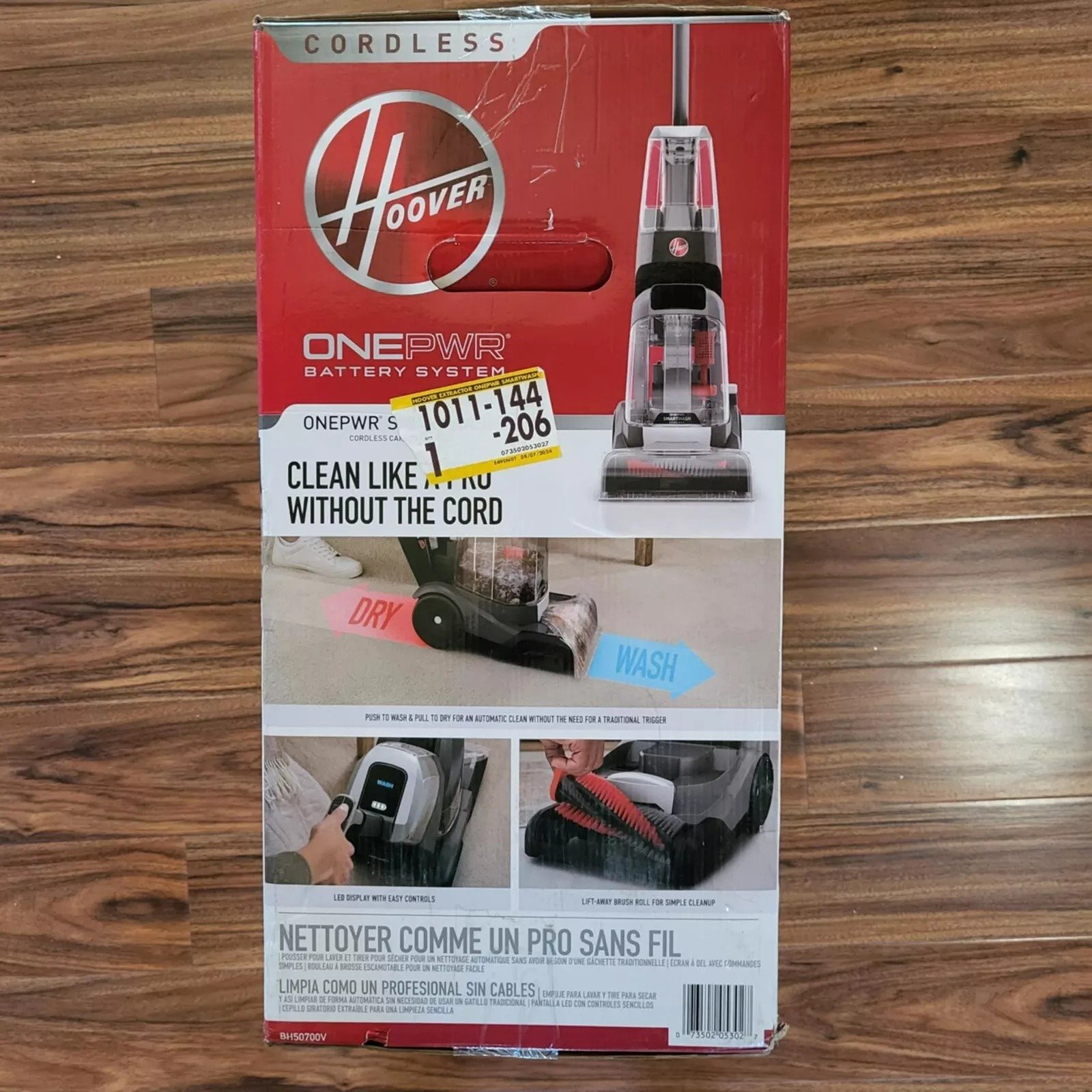 Hoover BH50700V ONEPWR SmartWash Cordless Carpet Cleaner - *NEW IN BOX*