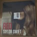 Taylor Swift RED 12 vinyl record rare CREASED NEW EUROPEAN EDITION