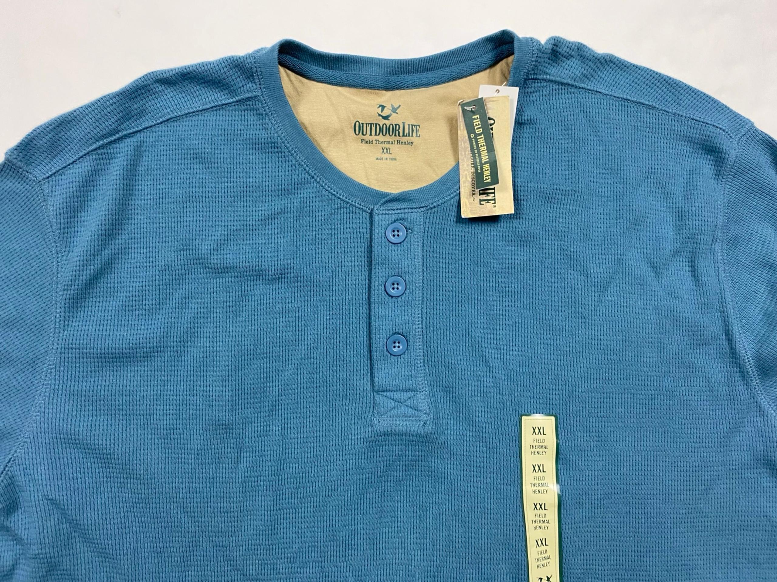 Outdoor Life Field Thermal Hanley Men’s Long Sleeve Shirt size 2XL