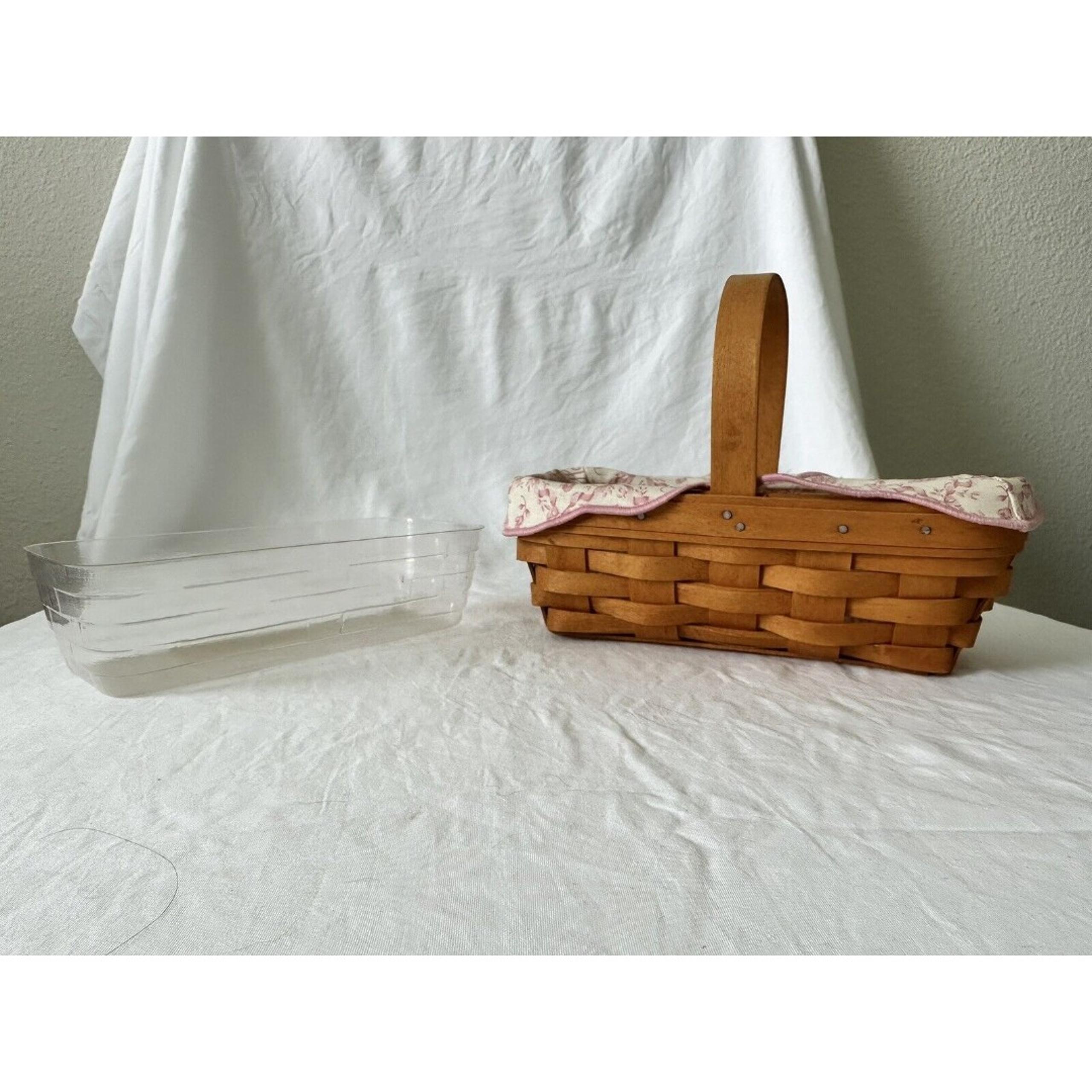 Longaberger 2000 Century Celebration Mini Basket 8x4x3 American Cancer Society
