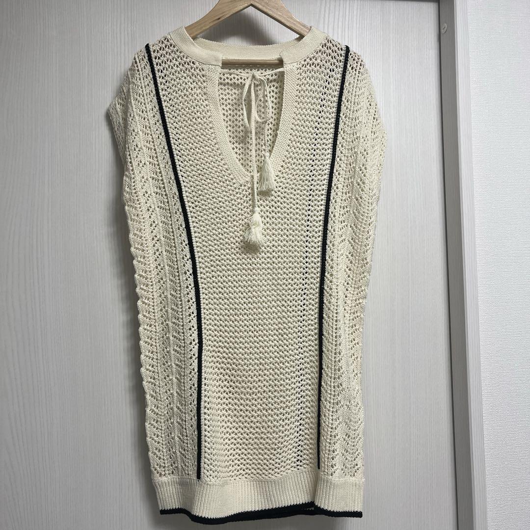 トップス Eaphi double line knit vest Eaphi Double Line Knit Vest