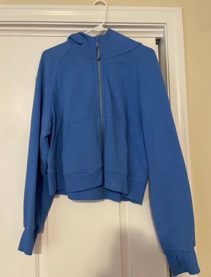Lululemon Scuba Fullzip blue Nile