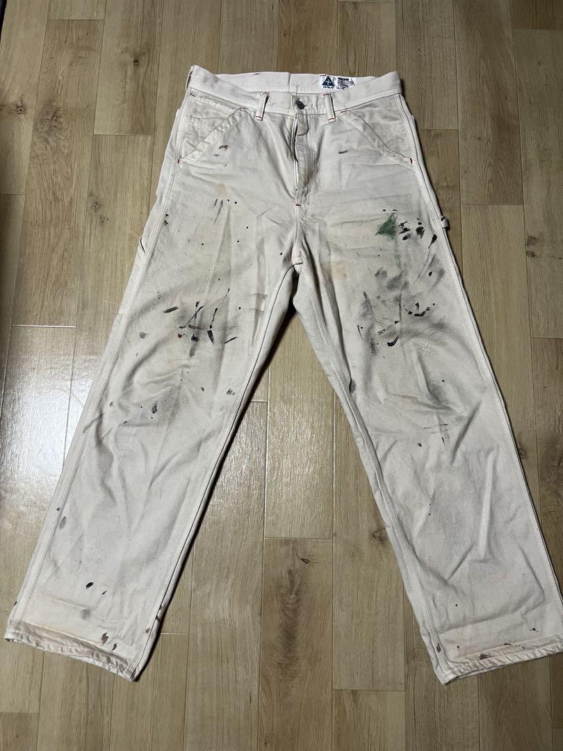 爆買いしたくなる CHALLENGER M size PANTS PAINTER WASHED - パンツ