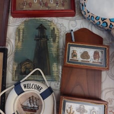 Lot of nautical theme portraits