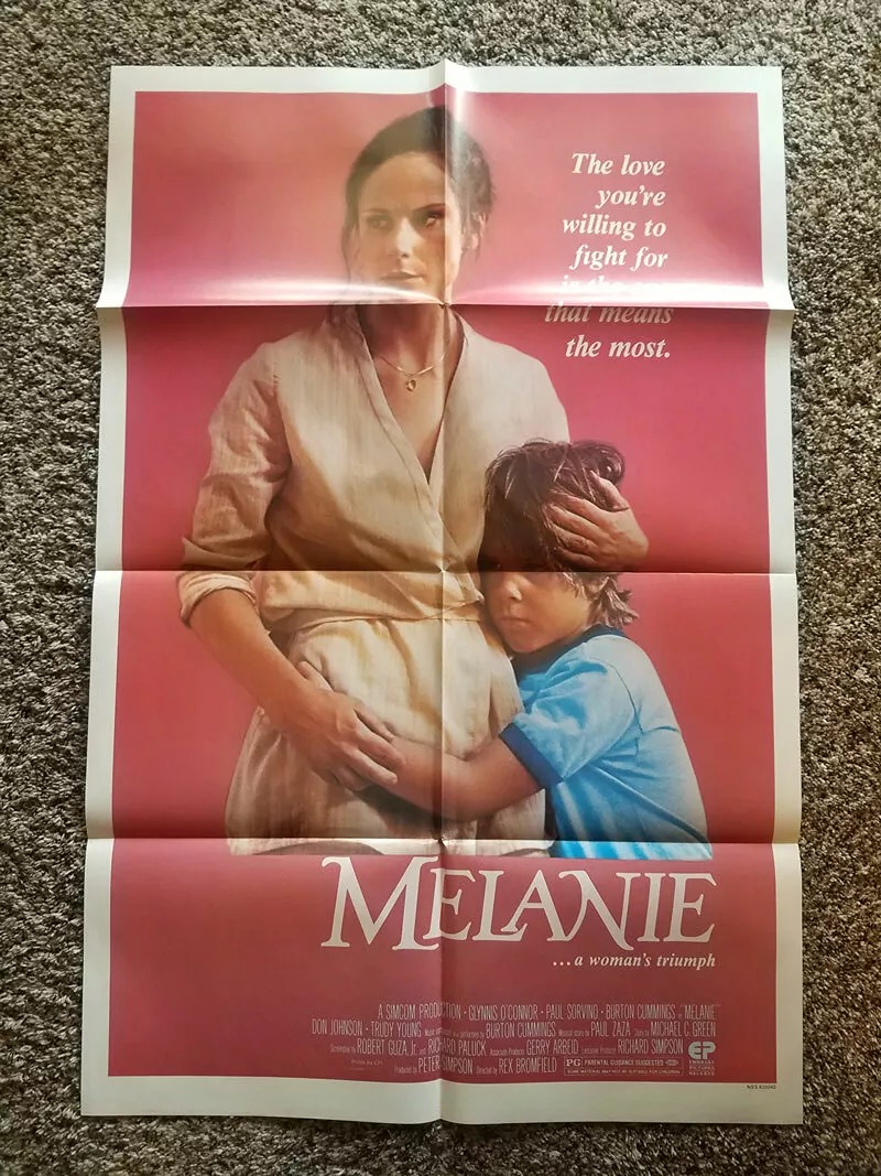 MELANIE Original Movie Poster 1982 One Sheet Glynnis O'Conner Paul Sorvino 27X41