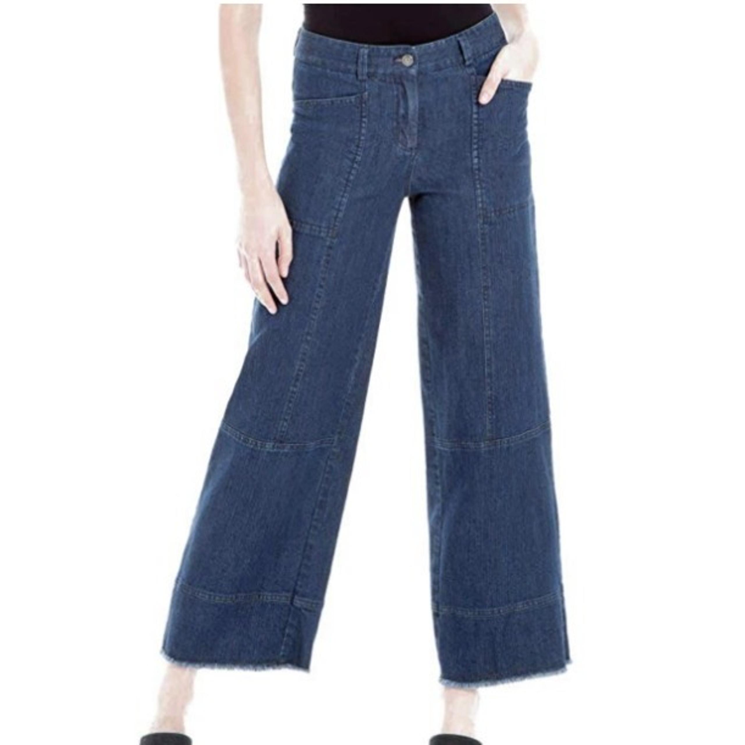 Max Studio London Wide Leg Indigo Jeans