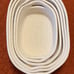 5-Piece Rectangle Storage Basket Set- Natural Cotton Rope Woven