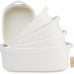 5-Piece Rectangle Storage Basket Set- Natural Cotton Rope Woven