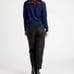 Quince Mongolian Cashmere V-Neck navy L
