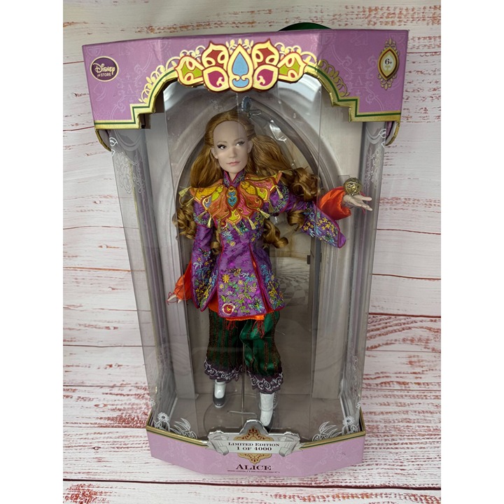 Disney Store Alice Through The Looking Glass Limited Edition 17” Doll - NIB