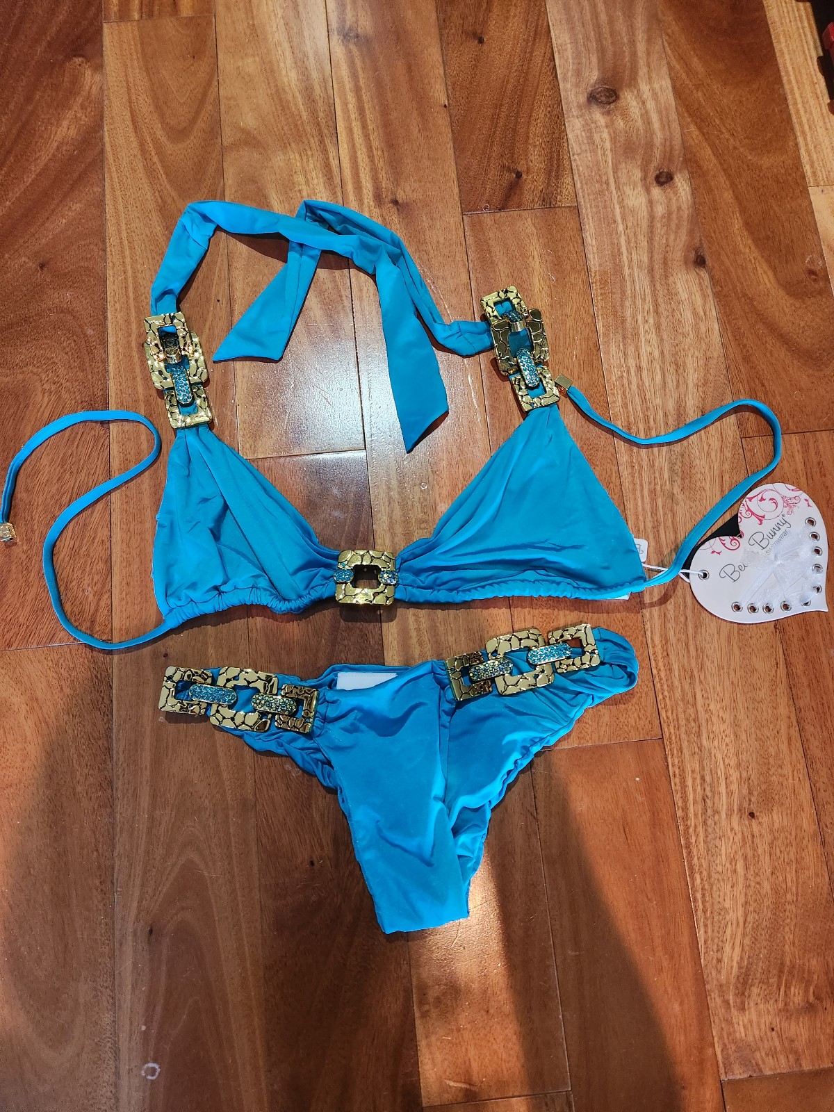 Beach Bunny Triple Crown Bikini New