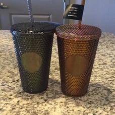 NWT Starbucks 16 oz Studded tumbler bundle