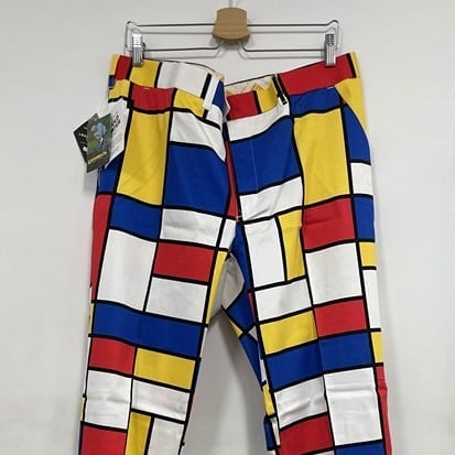 Loudmouth Dutch Treat-A 42x32 Men's Golf Long Pants XF7982 Loudmouth Dutch Treat-A 42x32 Men's Golf Long Pants XF7982