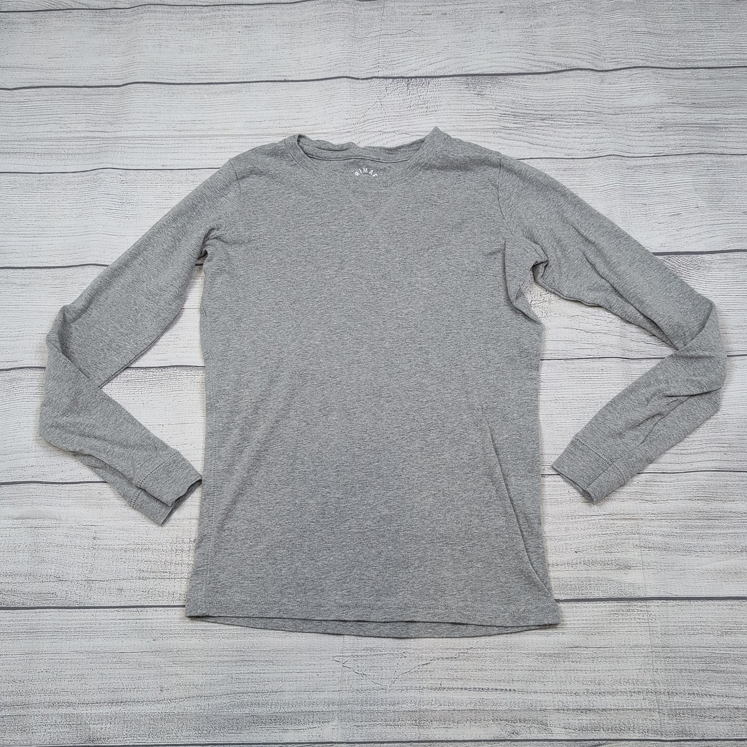 14 Primary Light Gray Pajama Top