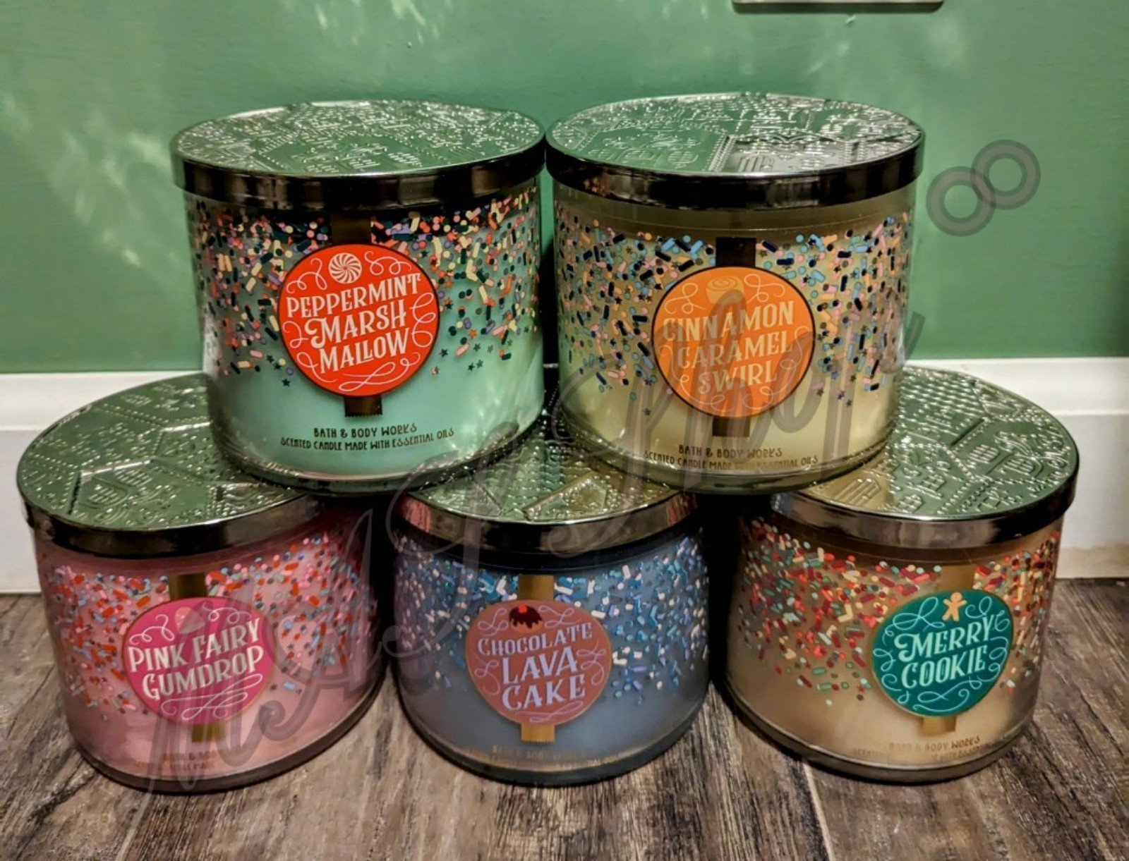 BBW Land of Sweets 3 Wick Candle Set